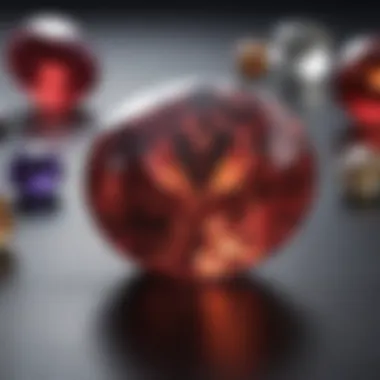 Holistic Attributes of January Birthstone Illustration depicting the metaphysical properties of the January birthstone