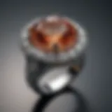 Exquisite diamond ring showcasing intricate craftsmanship