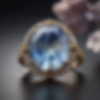Captivating Luster of Moonstone Gemstone Close-up of moonstone showcasing its unique luster and color variations