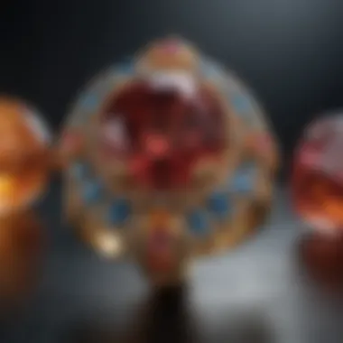 Stunning Jewelry Featuring the October Birthstone An elegant piece of jewelry adorned with the October birthstone