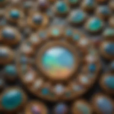 Cultural Significance of Opal Across Civilizations Artistic representation of opal in various cultural artifacts and jewelry
