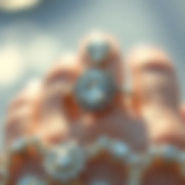 An artistic representation of personal stories linked to engagement rings