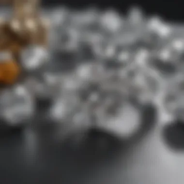 Jewelry Store: Lab-Grown Diamond Collection An inviting jewelry store showcasing lab-grown diamond pieces