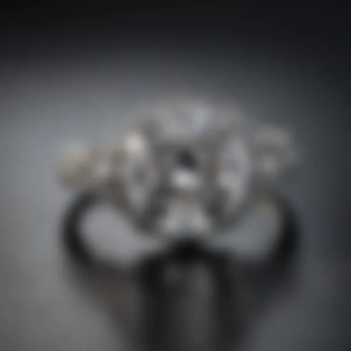 An exquisite diamond ring showcasing a brilliant cut