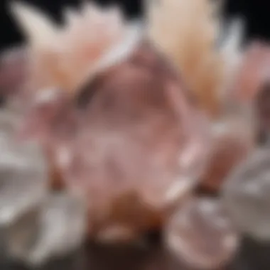 Metaphysical Properties of Quartz A beautifully designed display of quartz crystal types, representing their metaphysical properties.