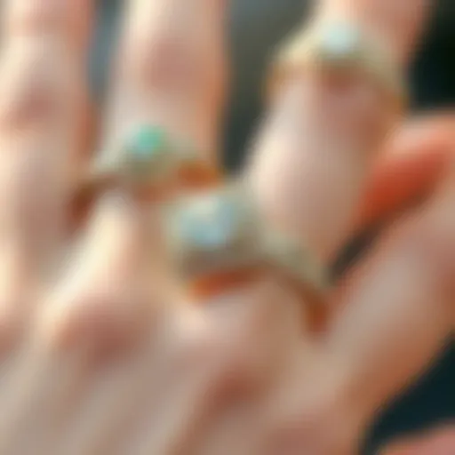 Elegant rings with intricate designs suitable for petite fingers