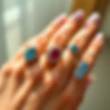 Diverse Styles for Refined Taste Different ring styles displayed for aesthetic comparison