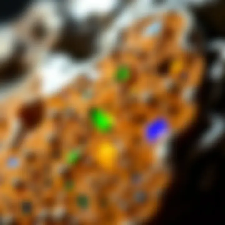 Close-up of the Rocky Mountain Gem showcasing its intricate patterns and colors