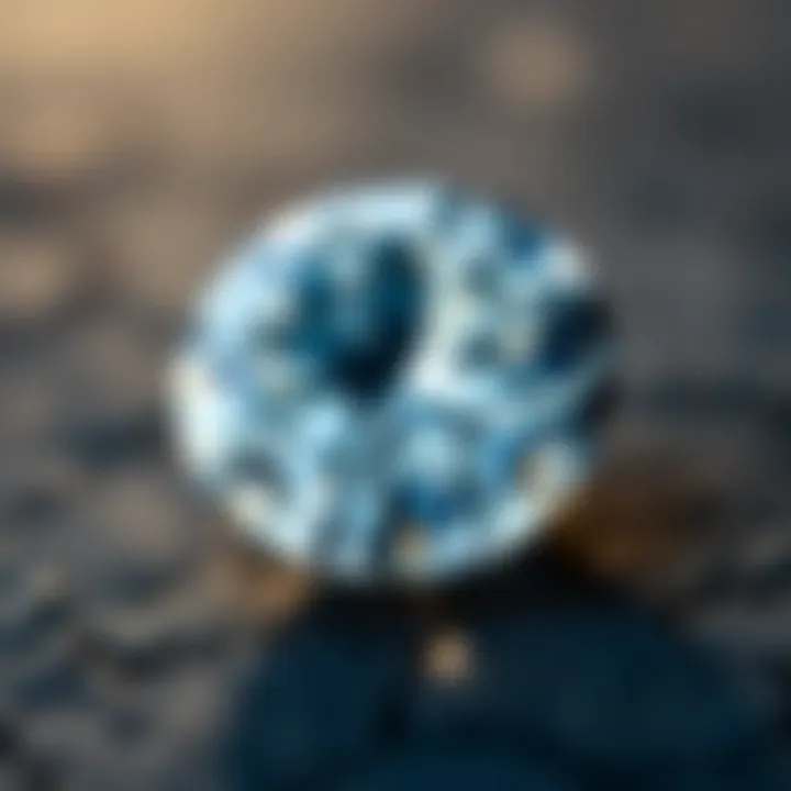 An illustration of the history of diamonds through various eras