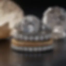 Elegant stacked diamond rings showcasing various styles and settings.