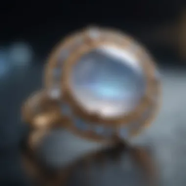 Moonstone Jewelry Designs Moonstones set in elegant jewelry pieces