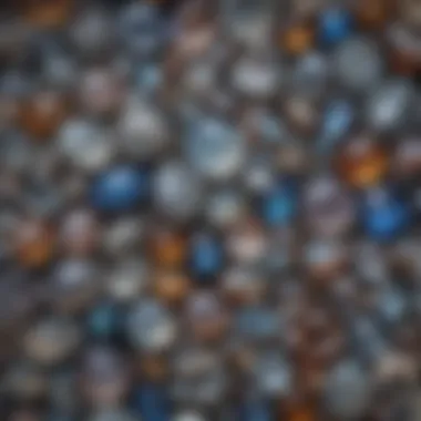 Diverse Moonstone Varieties A variety of moonstones in different colors and shapes