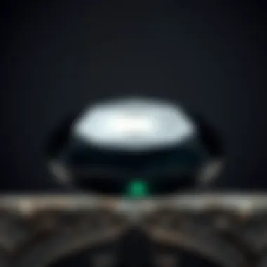 Obsidian's Unique Light Reflection Close-up of obsidian reflecting light