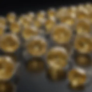 A historical timeline illustrating the evolution of yellow diamonds in jewelry.