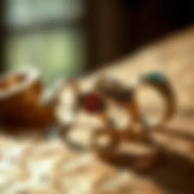 Cultural symbols represented through various ring styles
