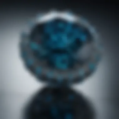 An infographic detailing the historical significance of blue diamonds across various cultures.