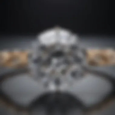 Craftsmanship involved in setting a solitaire diamond in fine jewelry.