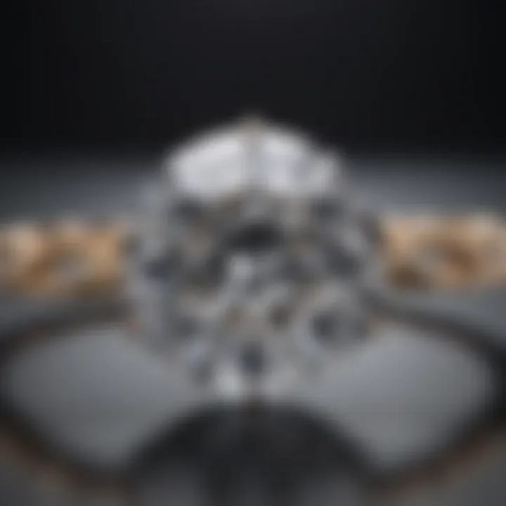 Craftsmanship involved in setting a solitaire diamond in fine jewelry.