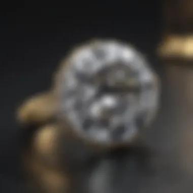 Historical context of solitaire diamonds represented through vintage jewelry pieces.