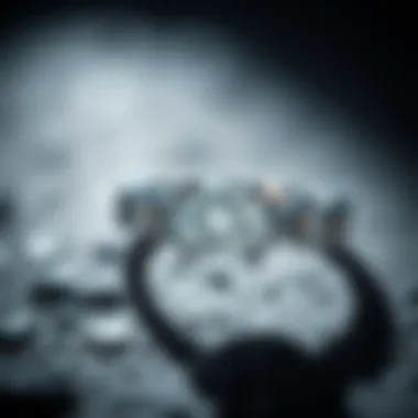 Close-up view of a Forever Us diamond ring showcasing its exquisite design