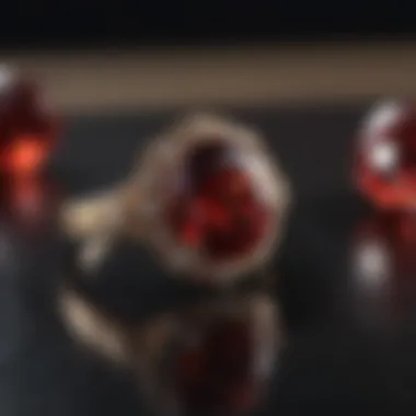 Crafting Ethical Garnet Jewelry An artisan crafting garnet jewelry, emphasizing ethical sourcing practices