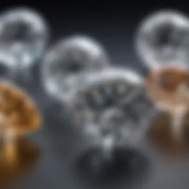 A comparison chart highlighting the differences between synthetic and natural diamonds.