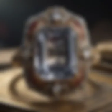 Historical Significance Historical artwork depicting royalty adorned with rectangle shape jewelry
