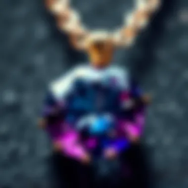 Gemstone Choices for Eternal Bonds Close-up of a shimmering gemstone for anniversary jewelry