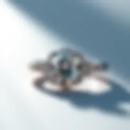Elegant one carat diamond ring showcasing brilliance