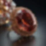 Elegant display of November birthstone showcasing its deep hue and brilliance