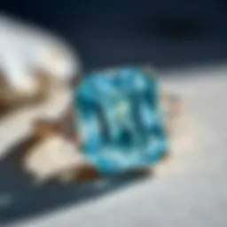 Stunning aquamarine gemstone with clarity and brilliance