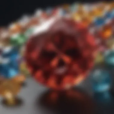 Correlation Between Carat Weight and Value Graph illustrating the correlation between carat weight and gemstone value