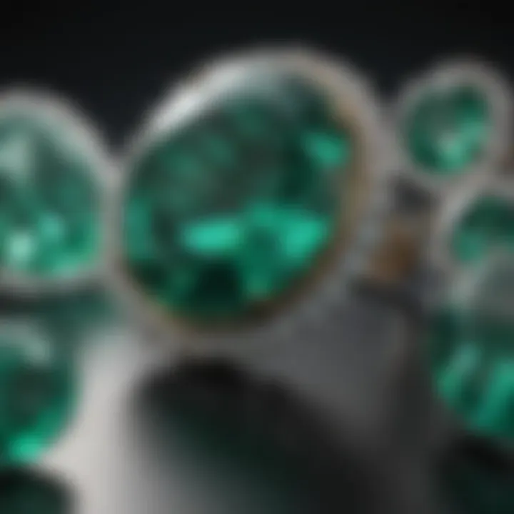 Comparison of emeralds and other gemstones highlighting the unique characteristics of emeralds.