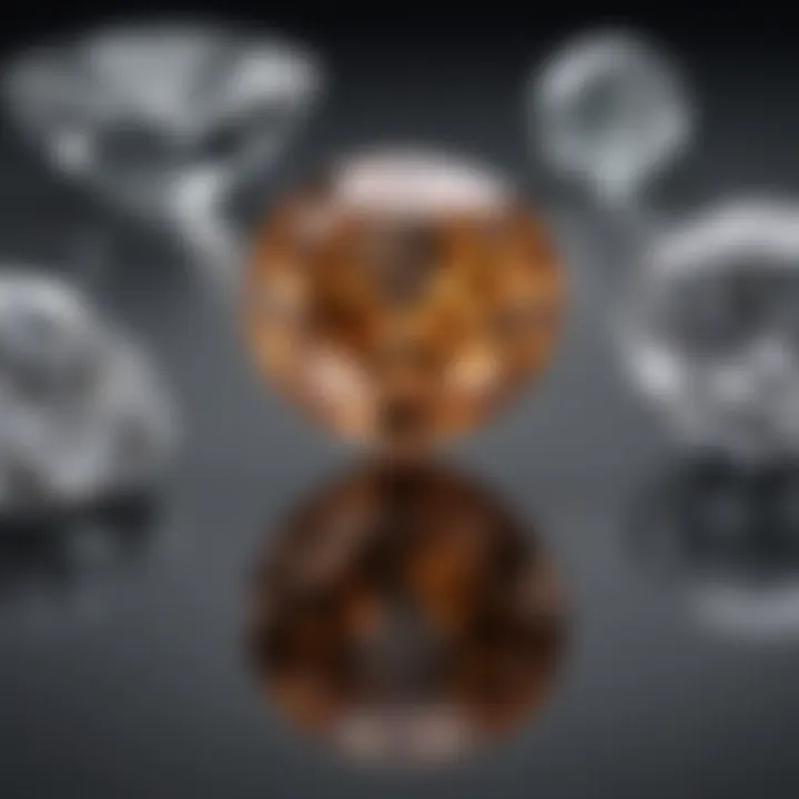 A side-by-side comparison highlighting the physical properties of lab-made and natural diamonds.