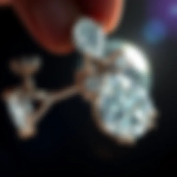 Visual representation of market trends in diamond pricing