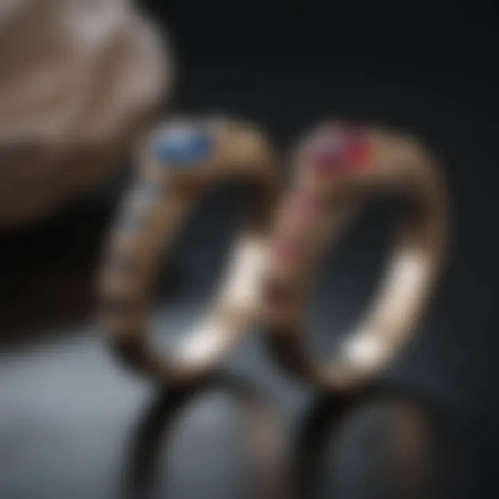 Symbolic representation of love through a ring gift