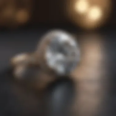 10 mm Moissanite in Elegant Jewelry Elegant jewelry piece featuring a 10 mm moissanite set in a luxurious design