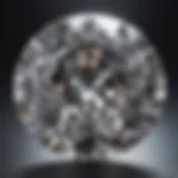 An expertly cut one carat diamond showcasing brilliance and sparkle