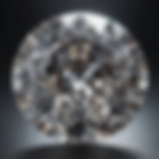 An expertly cut one carat diamond showcasing brilliance and sparkle