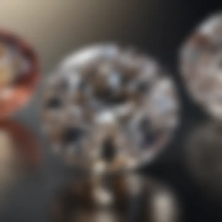 Infographic illustrating market trends in diamond pricing