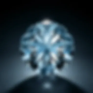 Illustration of light performance in diamonds with varying culet