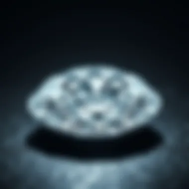 Graph illustrating factors influencing diamond value