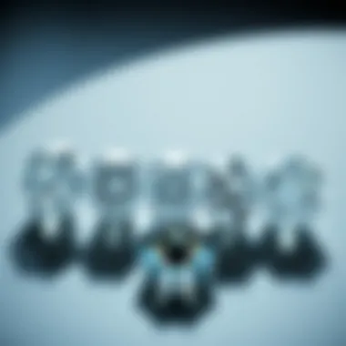 Diamond size comparison showcasing various shapes