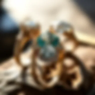 A historical depiction illustrating the evolution of promise rings through various cultures