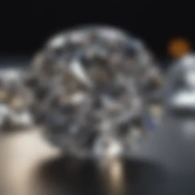 Brilliance of Loose Diamonds A close-up view of a sparkling loose diamond showcasing its brilliance and clarity