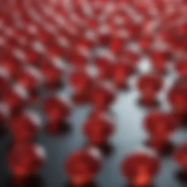 Market Trends for Red Diamonds Graph depicting market trends for red diamonds over the years.