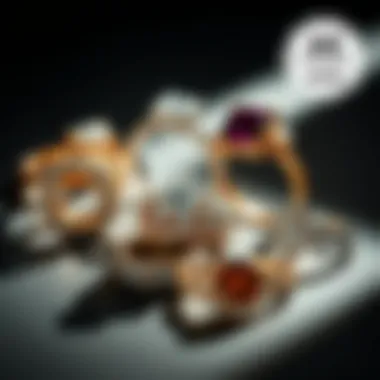 Diverse Styles of Ring Settings A variety of ring settings in different styles and materials